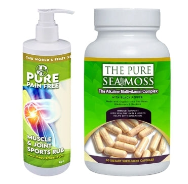 ****Pain Cream and Sea Moss Capsule Bundle (5$ savings)****
