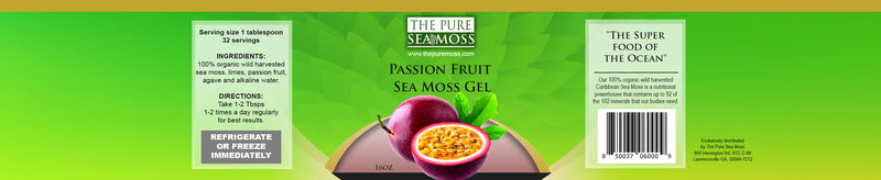 PASSION FRUIT INFUSED SEA MOSS GEL